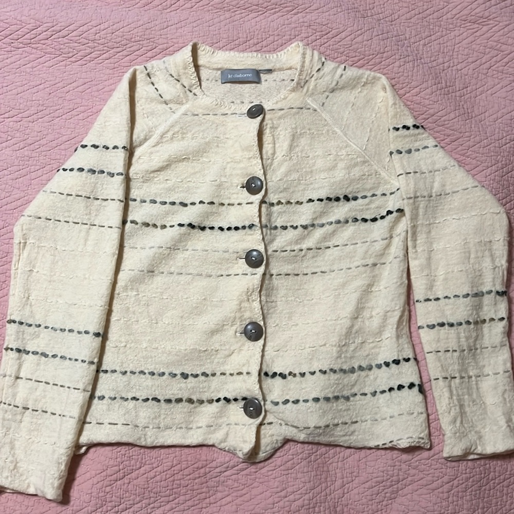Liz Claiborne wool cardigan